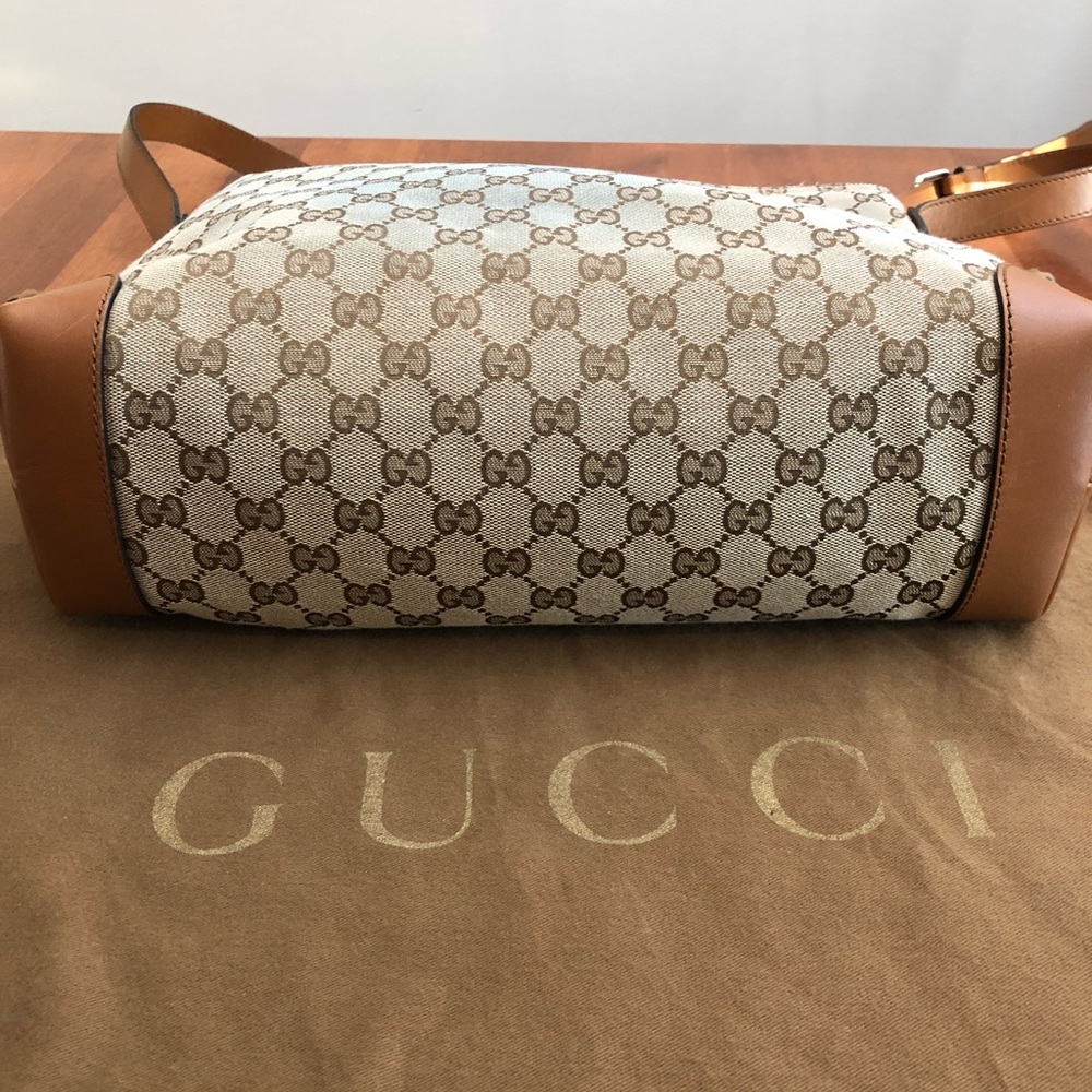 GUCCI | Large original GG canvas messenger bag - Picture 12 of 17
